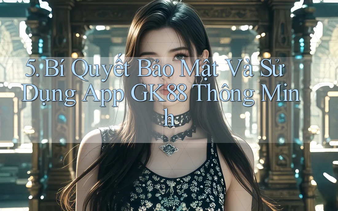 5. Bí Quyết Bảo Mật Và Sử Dụng App GK88 Thông Minh 5. Bí Quyết Bảo Mật Và Sử Dụng App GK88 Thông Minh