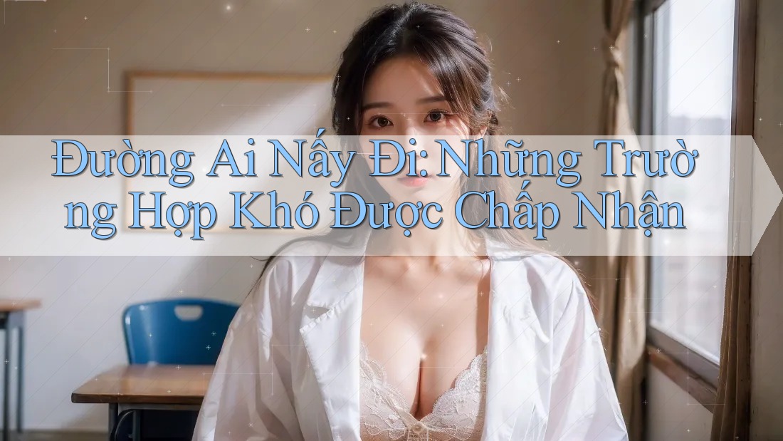 Đường Ai Nấy Đi: Những Trường Hợp Khó Được Chấp Nhận Đường Ai Nấy Đi: Những Trường Hợp Khó Được Chấp Nhận