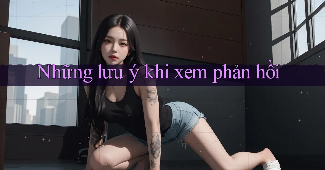 Những lưu ý khi xem phản hồi Những lưu ý khi xem phản hồi