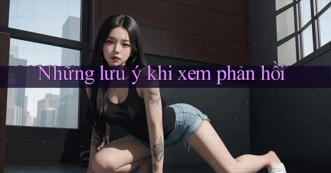 Những lưu ý khi xem phản hồi Những lưu ý khi xem phản hồi