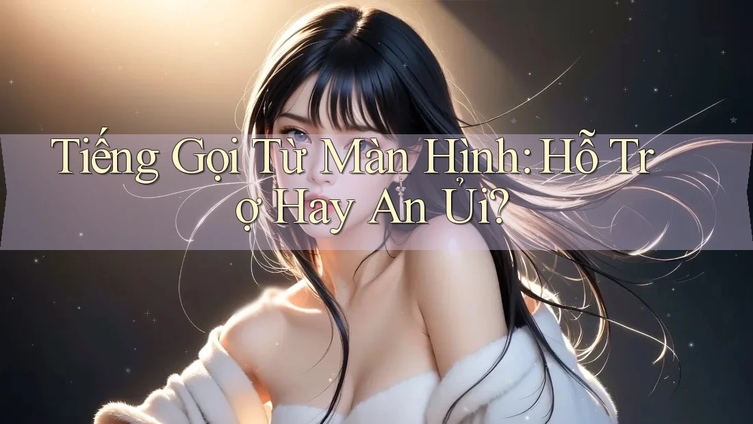 Tiếng Gọi Từ Màn Hình: Hỗ Trợ Hay An Ủi? Tiếng Gọi Từ Màn Hình: Hỗ Trợ Hay An Ủi?