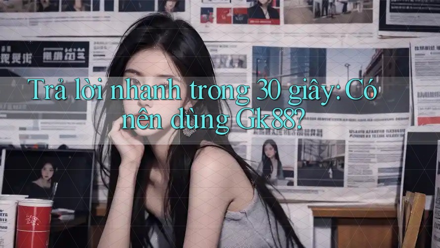 Trả lời nhanh trong 30 giây: Có nên dùng Gk88? Trả lời nhanh trong 30 giây: Có nên dùng Gk88?