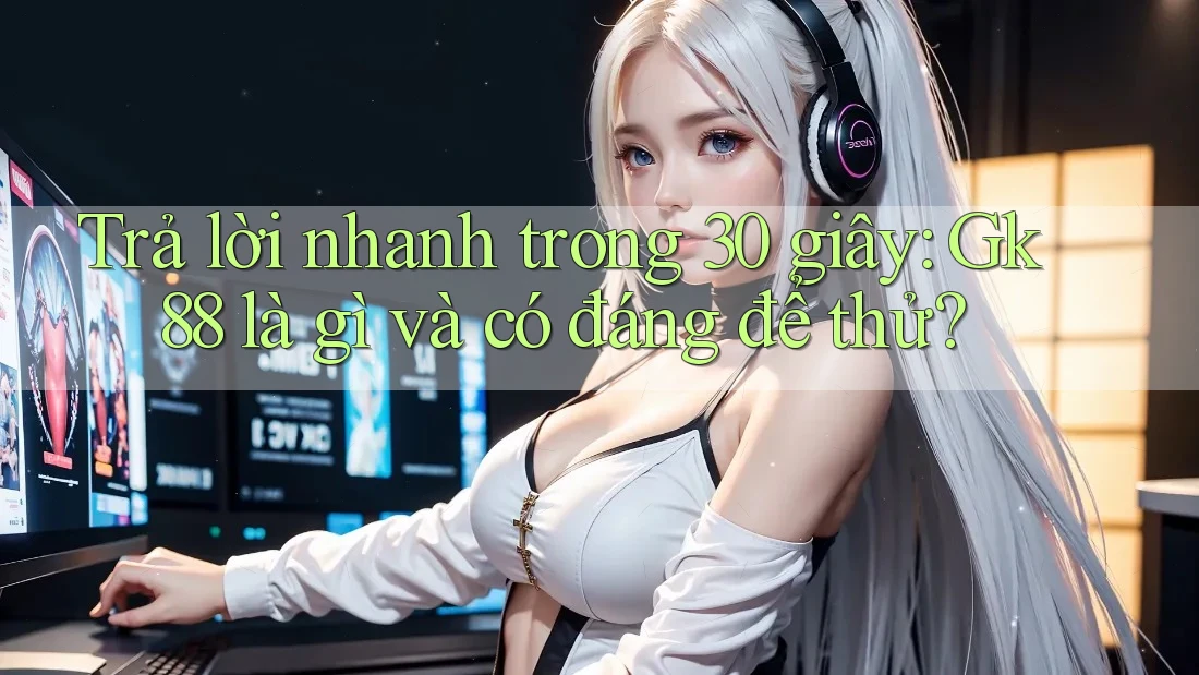 Trả lời nhanh trong 30 giây: Gk88 là gì và có đáng để thử? Trả lời nhanh trong 30 giây: Gk88 là gì và có đáng để thử?