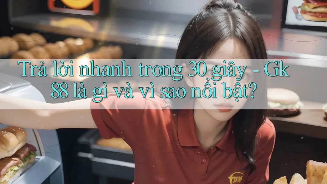 Trả lời nhanh trong 30 giây - Gk88 là gì và vì sao nổi bật? Trả lời nhanh trong 30 giây - Gk88 là gì và vì sao nổi bật?