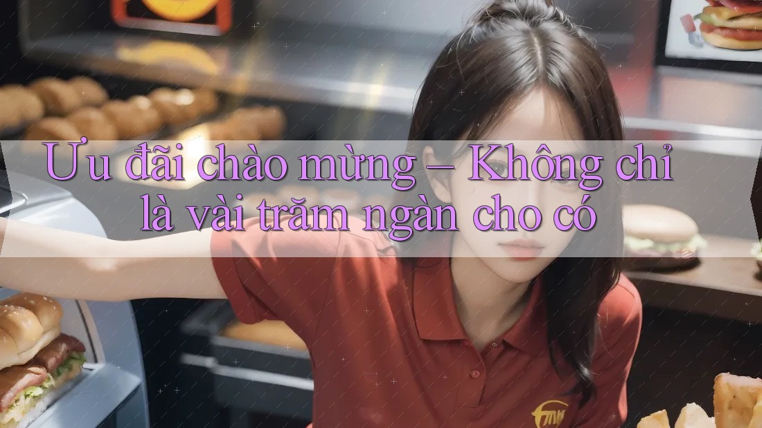 Ưu đãi chào mừng – Không chỉ là vài trăm ngàn cho có Ưu đãi chào mừng – Không chỉ là vài trăm ngàn cho có