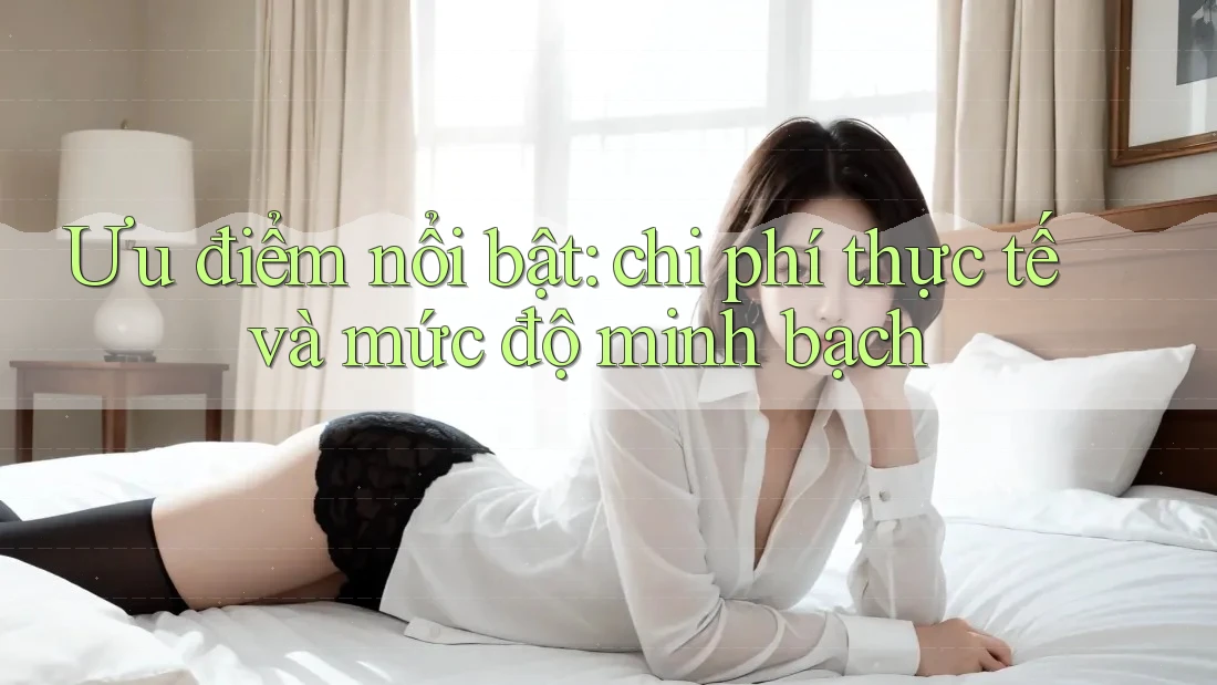 Ưu điểm nổi bật: Chi phí thực tế và mức độ minh bạch Ưu điểm nổi bật: Chi phí thực tế và mức độ minh bạch