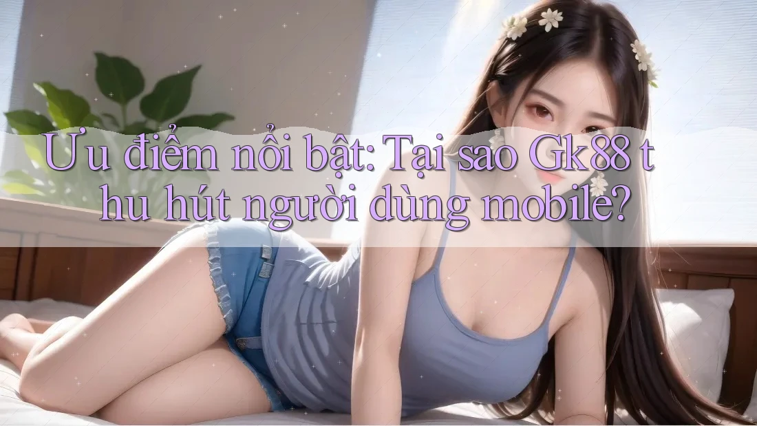 Ưu điểm nổi bật: Tại sao Gk88 thu hút người dùng mobile? Ưu điểm nổi bật: Tại sao Gk88 thu hút người dùng mobile?