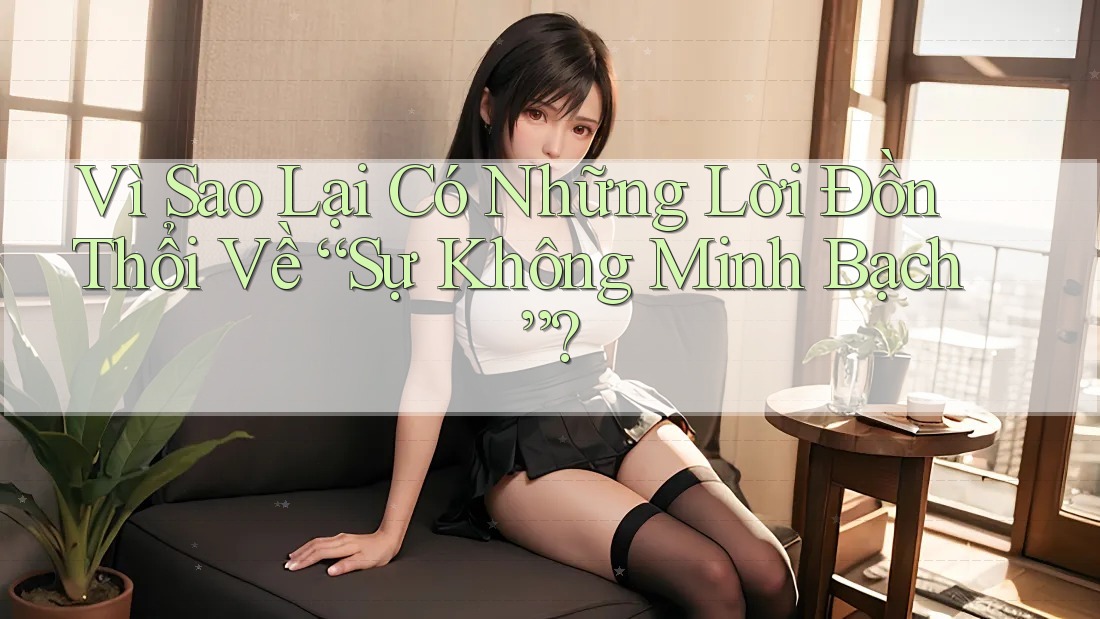 Vì Sao Lại Có Những Lời Đồn Thổi Về “Sự Không Minh Bạch”? Vì Sao Lại Có Những Lời Đồn Thổi Về “Sự Không Minh Bạch”?